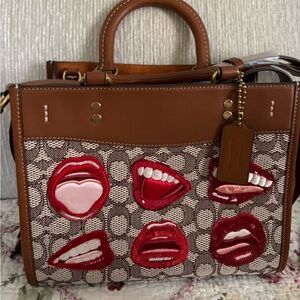 AUTHENTIC Coach X Tom Wesselmann Rogue 25 In Signature Textile Jacquard